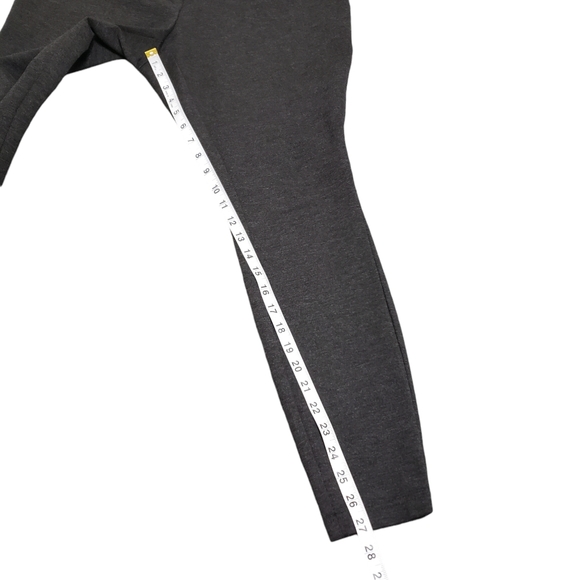 J. Jill Ponte Zip Pocket Leggings Grey Sz Medium - Picture 12 of 13